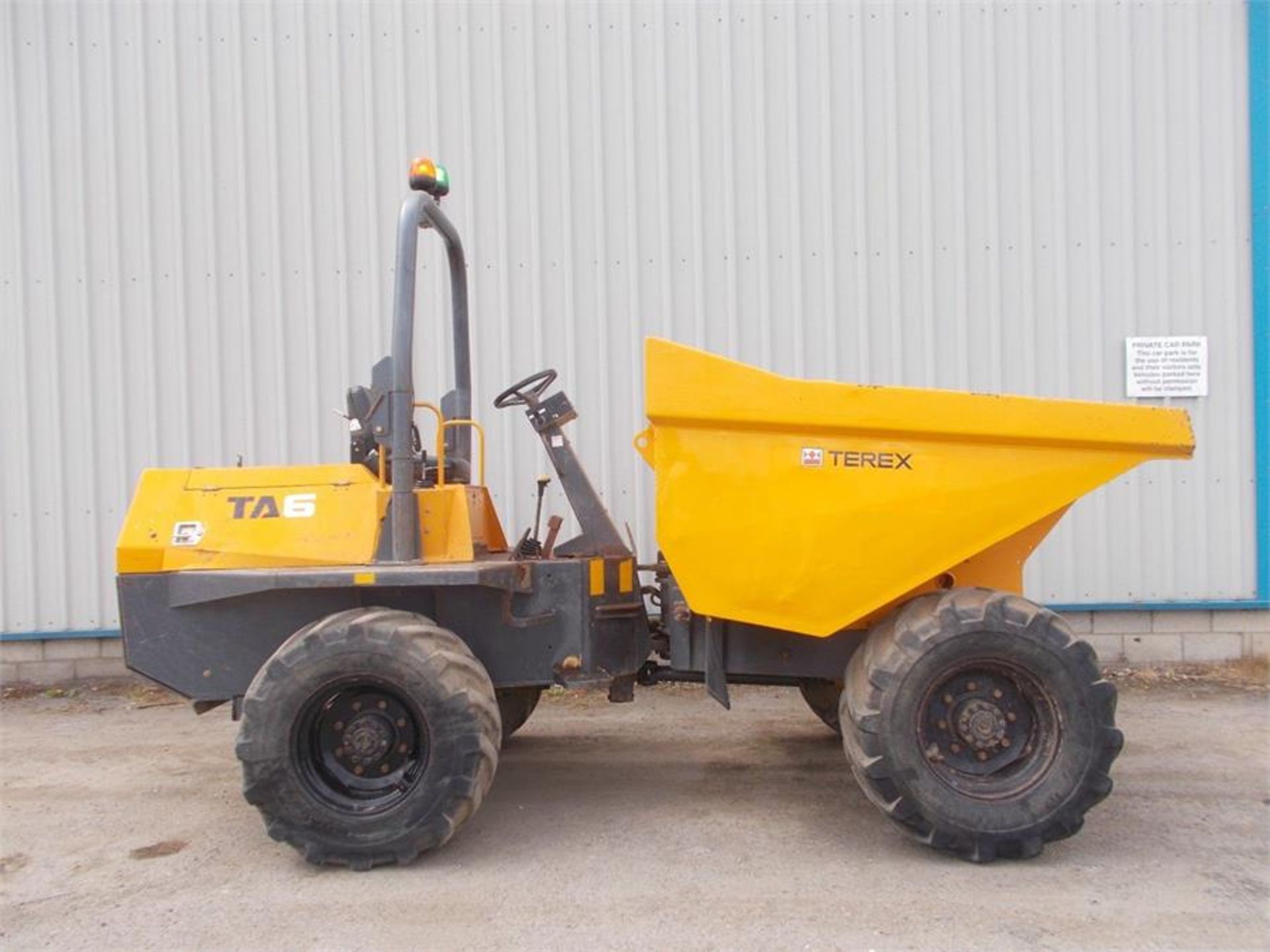 2010 Terex TA6 Benford 6 ton straight tip dumper