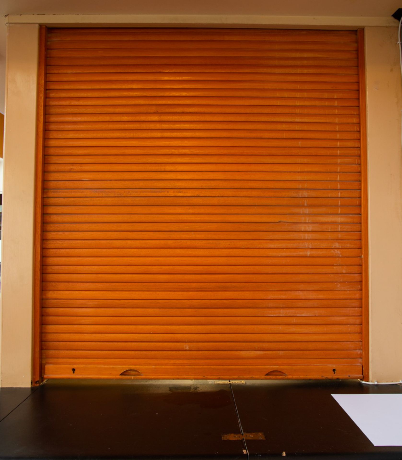 Wooden Roller Shutter Door