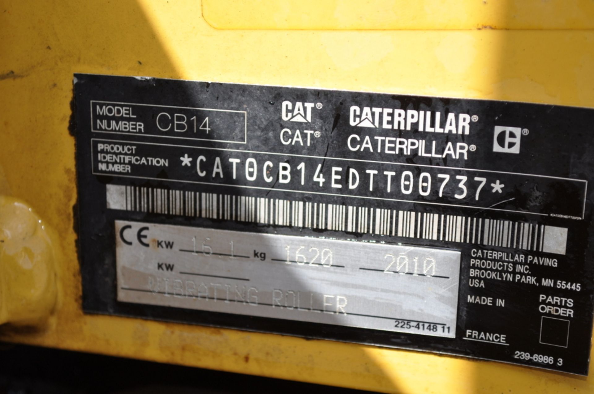 CATERPILLAR CB14 Roller - Image 9 of 10