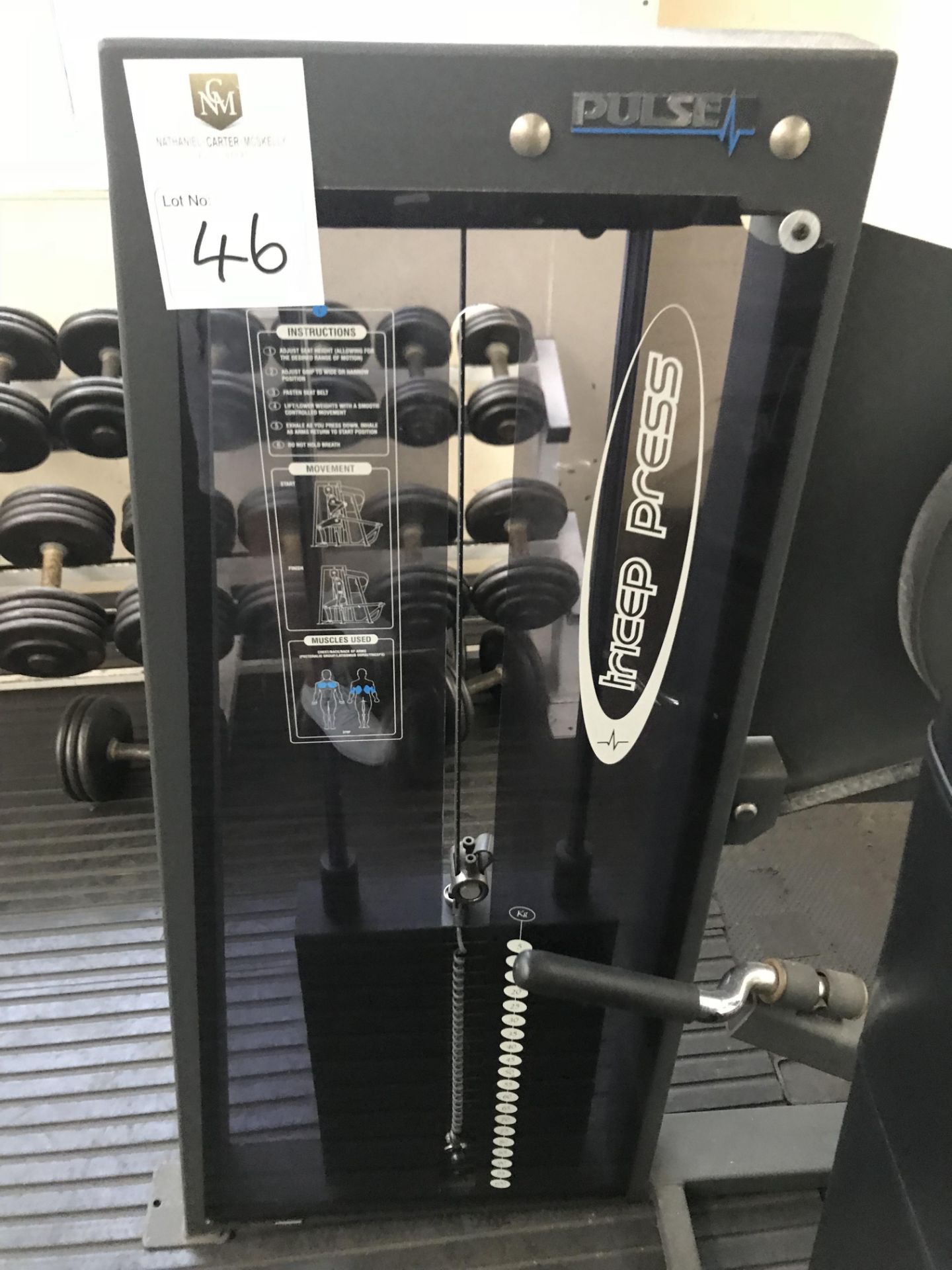 Pulse Tricep Press Machine - Image 4 of 6