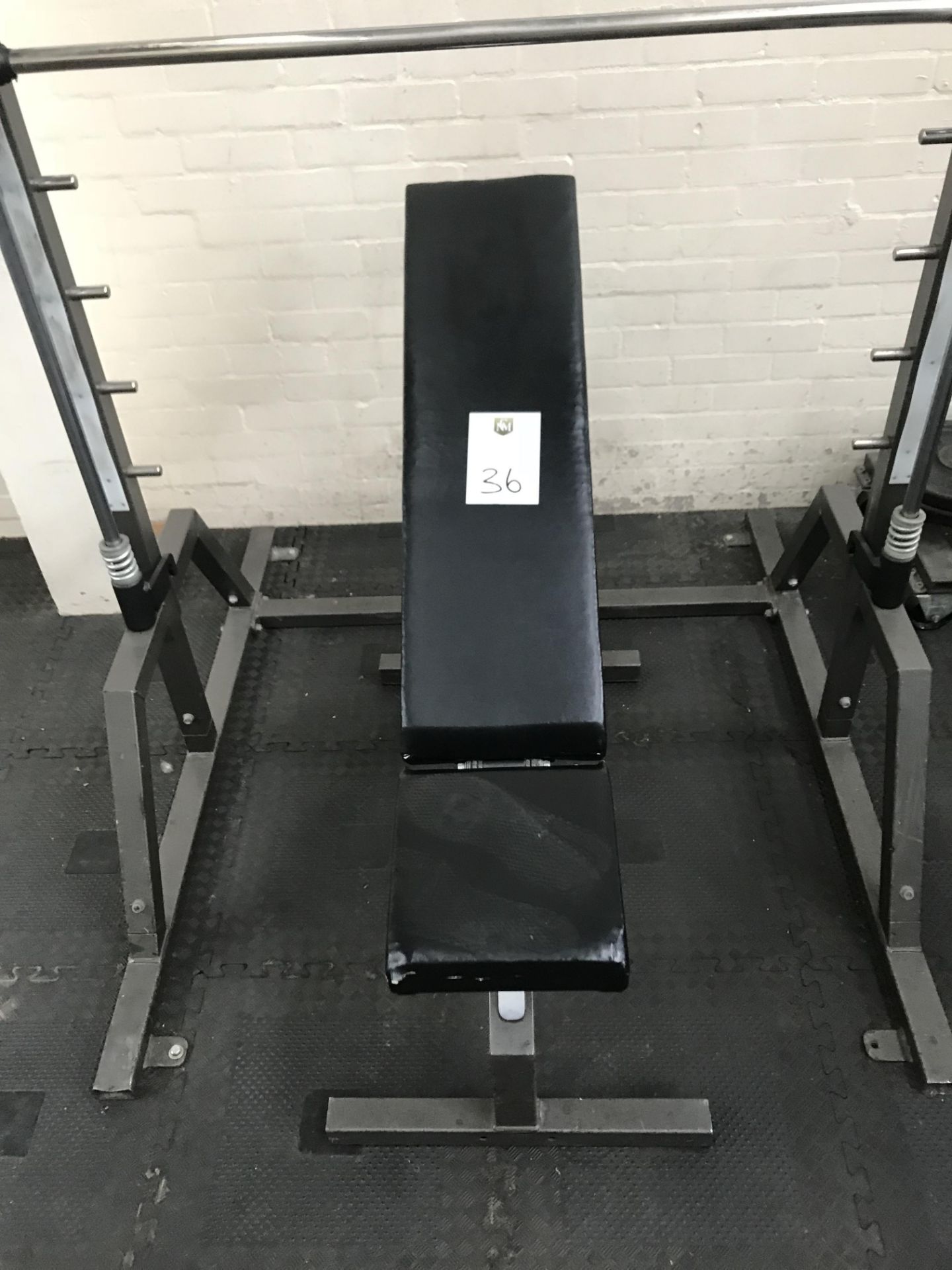 Squat Rack Plus Bench - Image 3 of 6