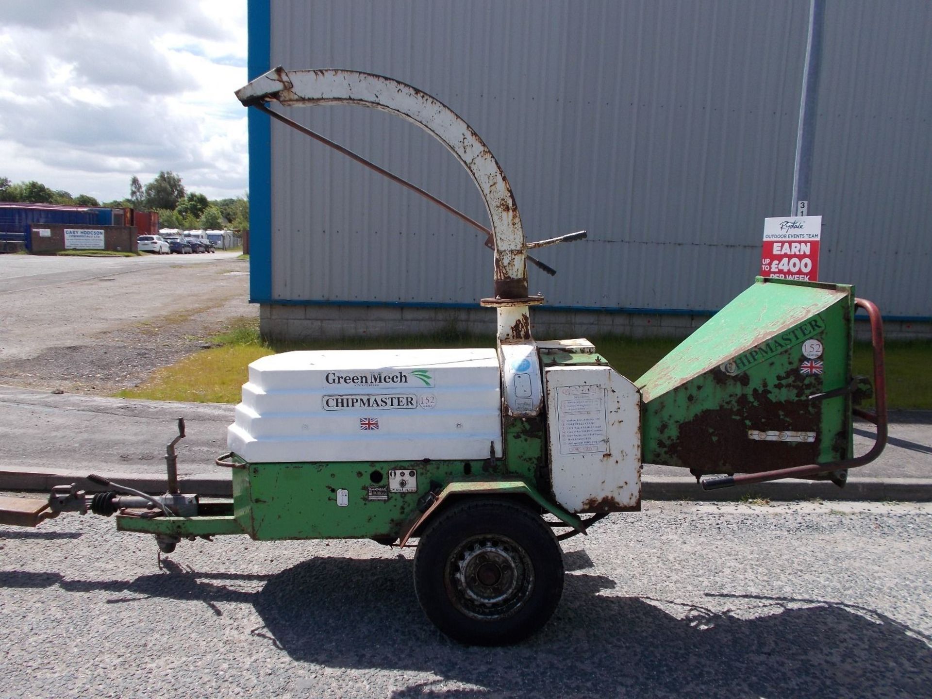 Greenmech CM152 Wood Chipper - Image 4 of 6