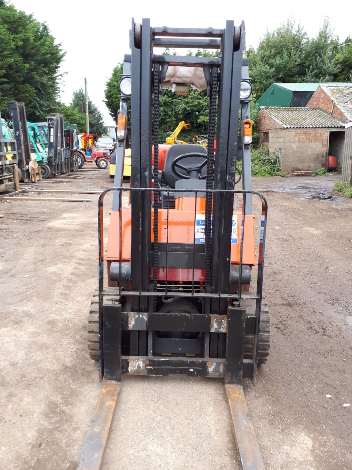 Nissan LPG Forklift Duplex Clear View Mast Low Hours - Image 5 of 8