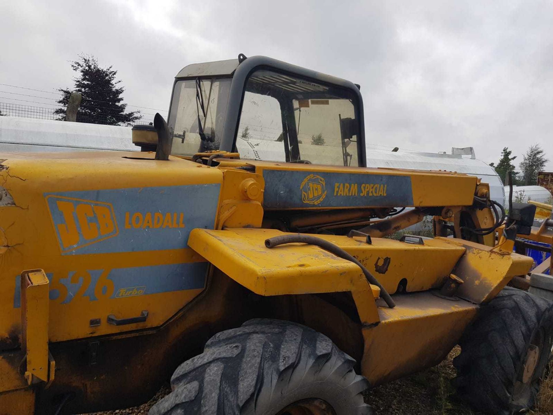 JCB 526 TURBO FARM SPECIAL TELEHANDLER, LOADALL, FORKLIFT - Image 9 of 9