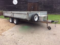 Bateson Trailer Plant Flatbed Twin Axle 6 Ft x 11 Ft * With Ramps* Dropside(442)