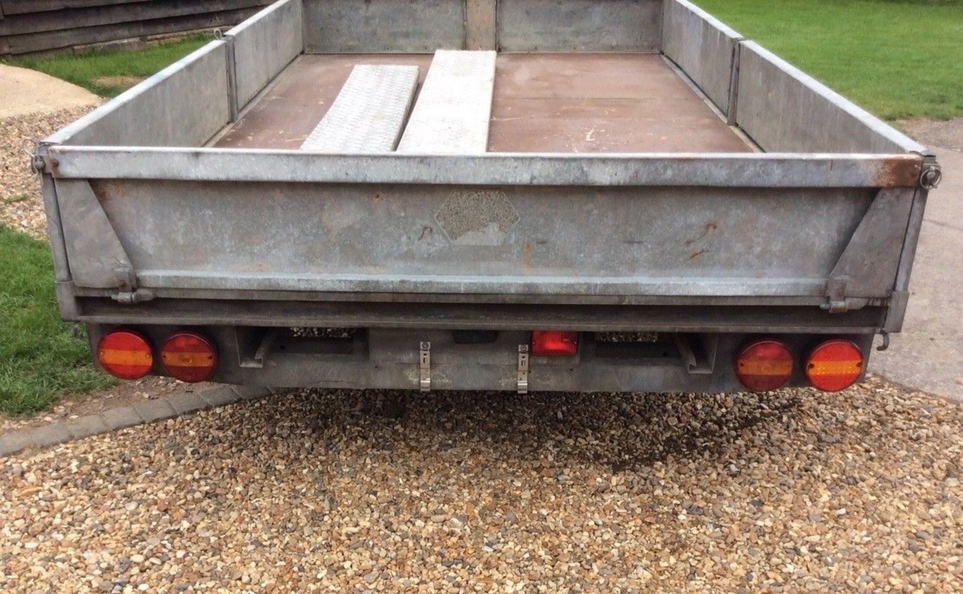 Bateson Trailer Plant Flatbed Twin Axle 6 Ft x 11 Ft * With Ramps* Dropside(442) - Image 5 of 6