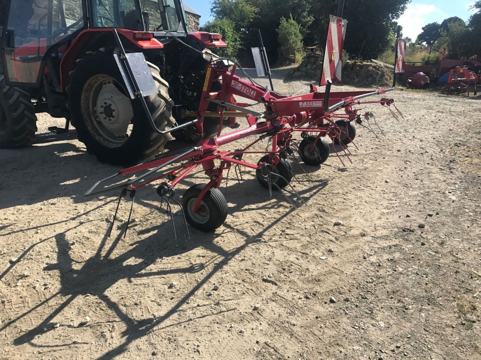 JF Stoll Z-555 DH Hay Tedder Spreader Tractor Mounted 2013 - Image 9 of 10