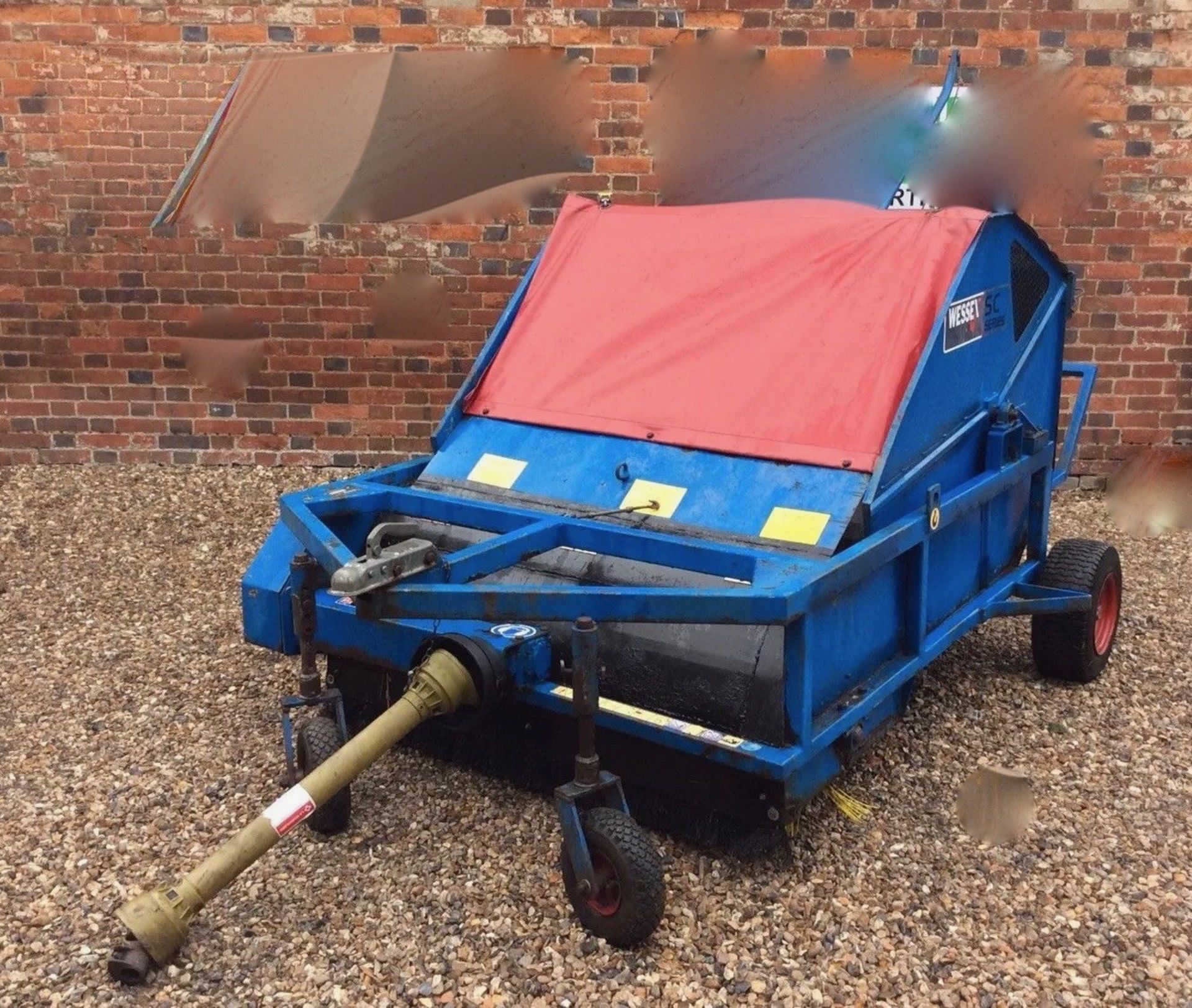 Wessex SC12 Tow Behind Sweeper For Tractor P.T.O Compact tractor Paddock - Image 2 of 6