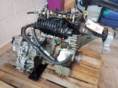 Ford Engine and gearbox on stand