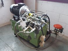 Hydraulic Power Pack with Cooling Water jacket