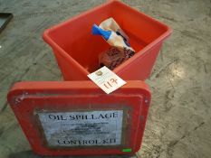 Oil Spill Kit in box on Castors