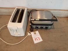 Toaster and Panini Maker