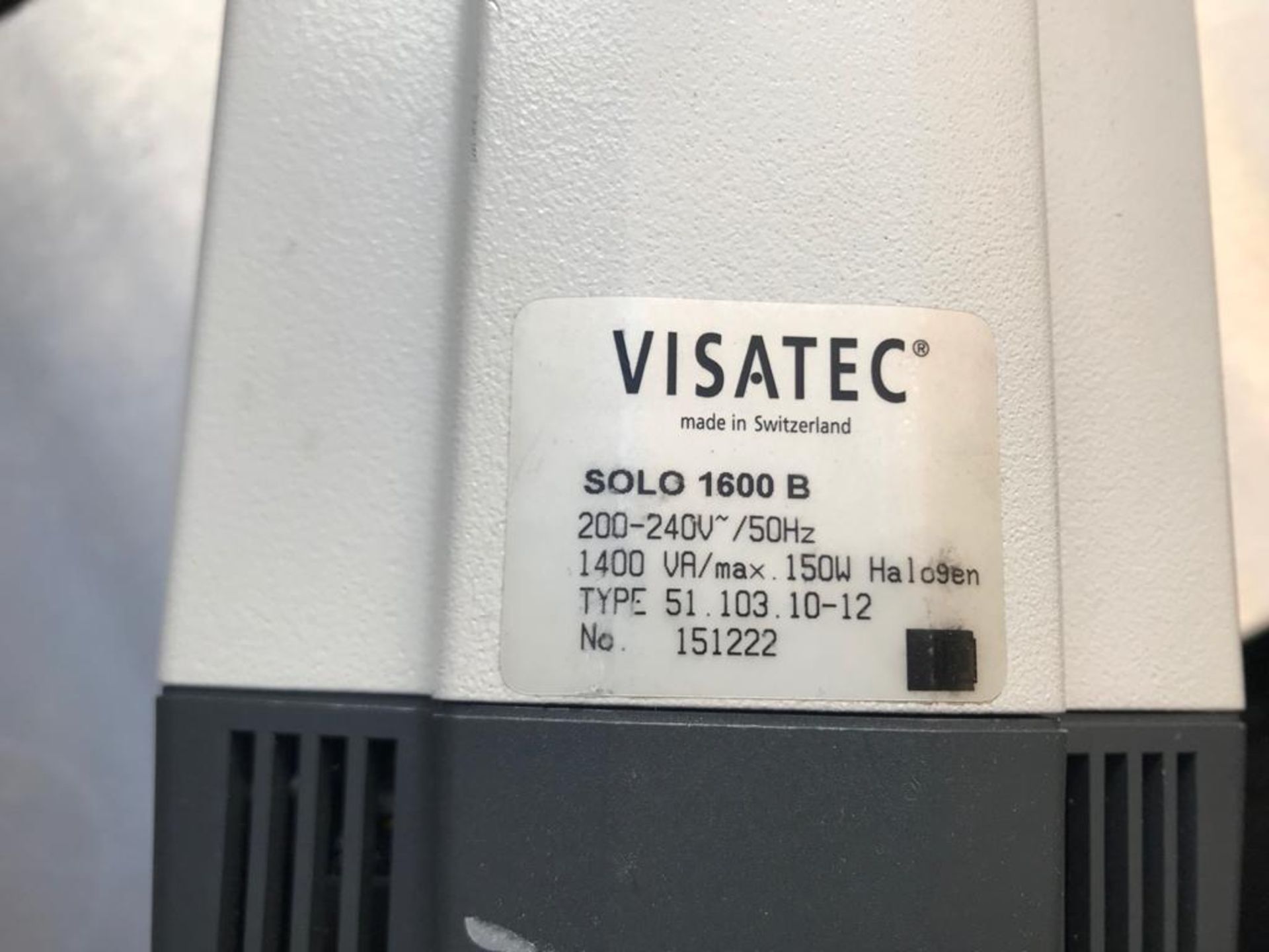 Visatec Solo 1600 B - Bild 2 aus 4