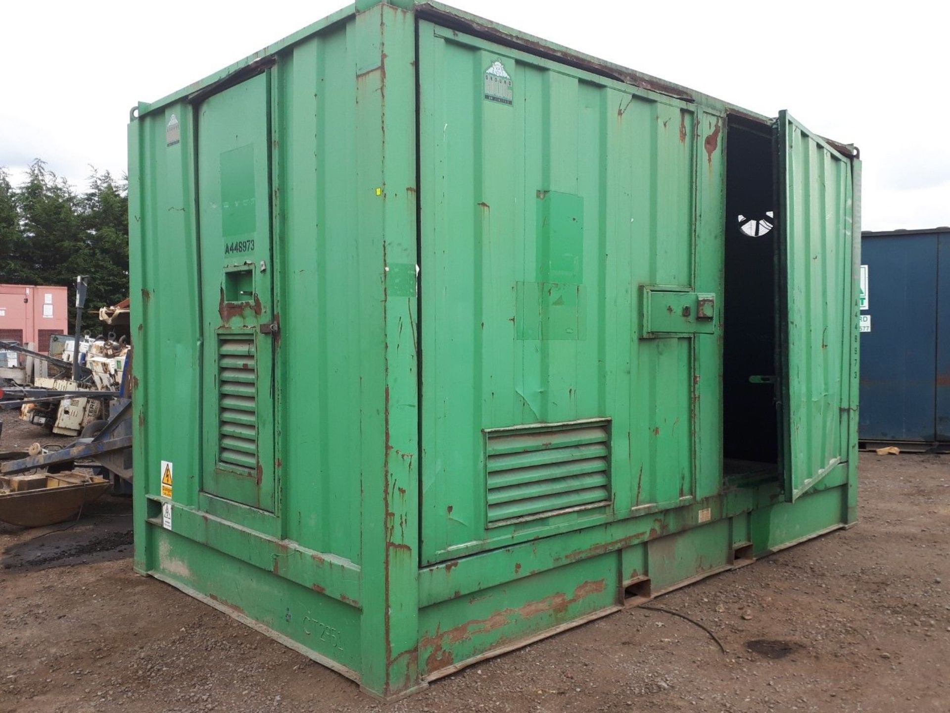 14FT x 8FT STEEL STORAGE SHIPPING CONTAINER
