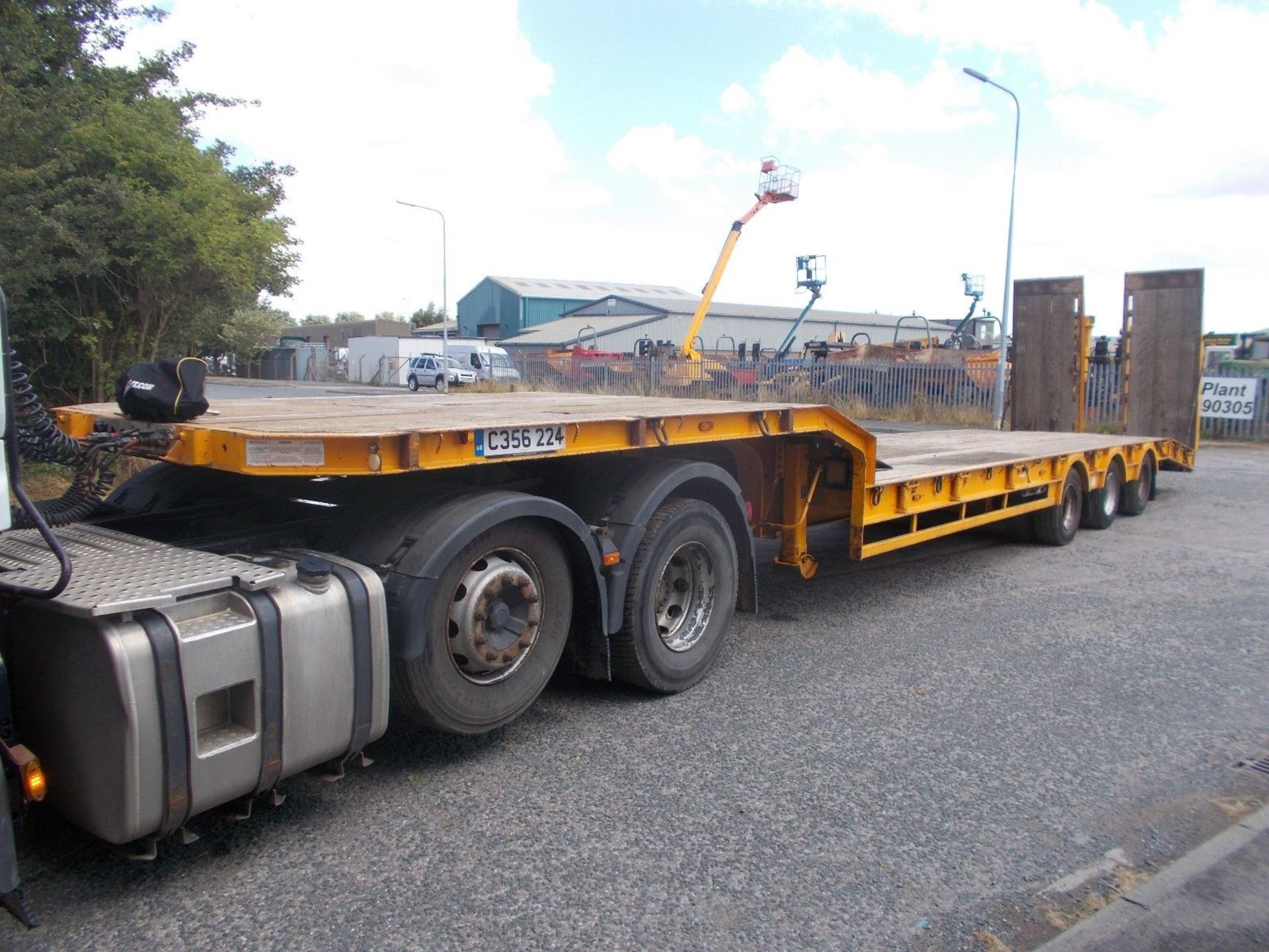 2011 King GTS 44 Low Loader trailer Step Frame Ramps Out Riggers MOT Jan 19 - Image 9 of 10