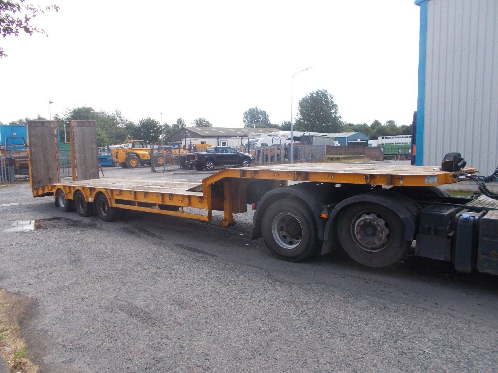 2011 King GTS 44 Low Loader trailer Step Frame Ramps Out Riggers MOT Jan 19 - Image 4 of 10
