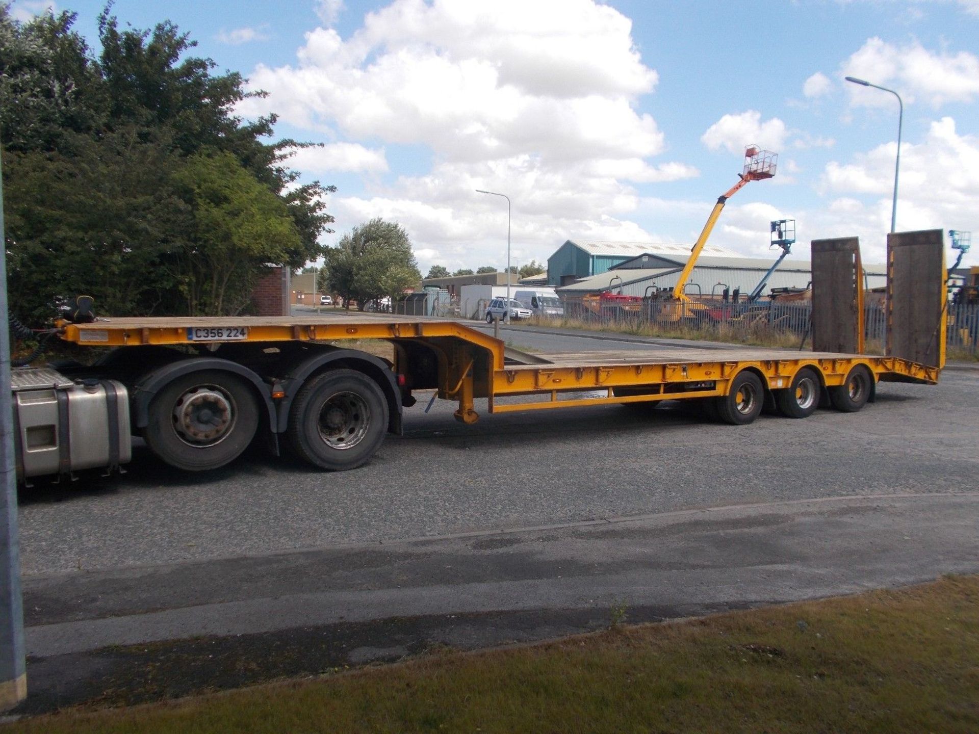 2011 King GTS 44 Low Loader trailer Step Frame Ramps Out Riggers MOT Jan 19 - Image 8 of 10