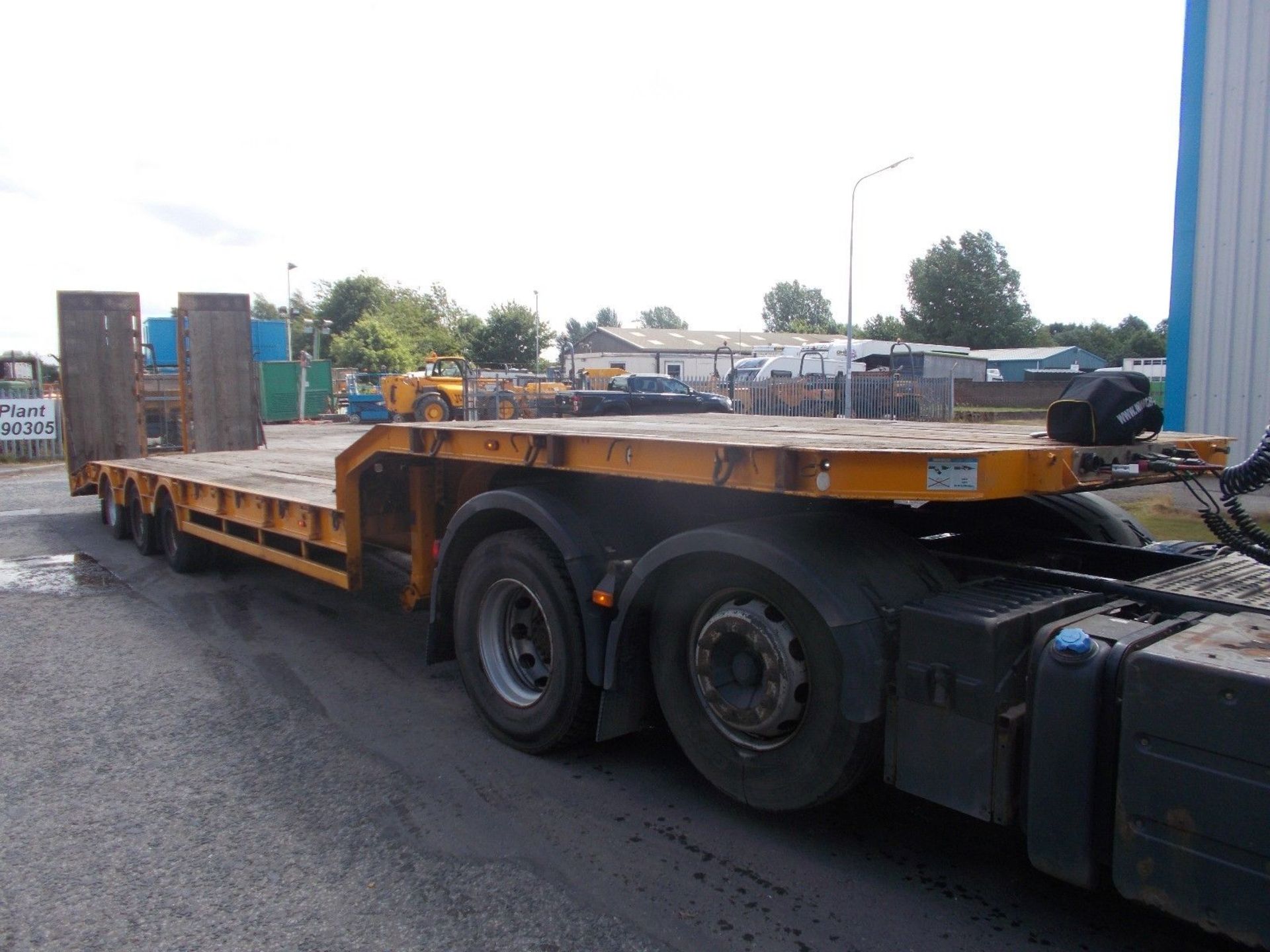 2011 King GTS 44 Low Loader trailer Step Frame Ramps Out Riggers MOT Jan 19 - Image 3 of 10