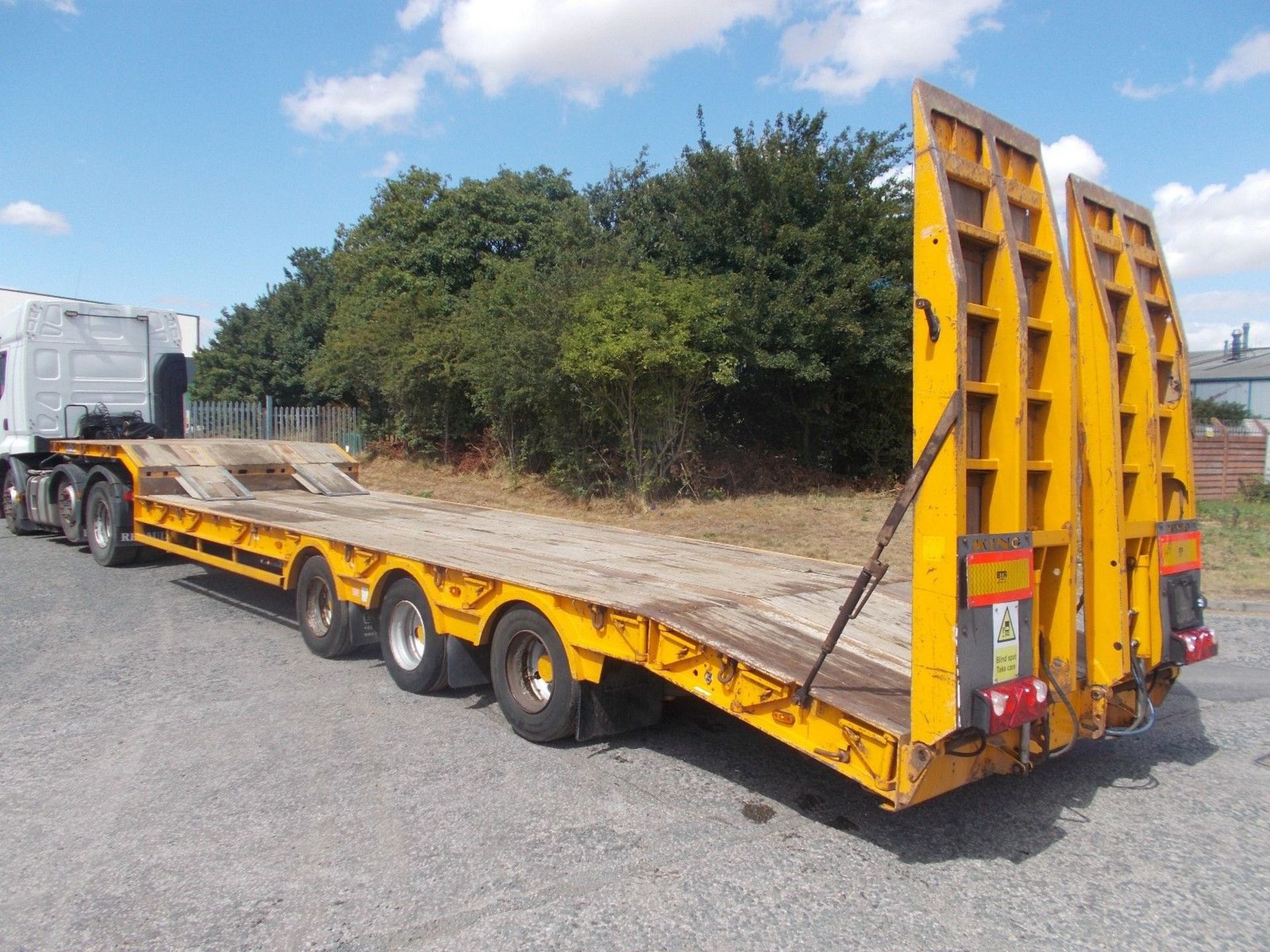 2011 King GTS 44 Low Loader trailer Step Frame Ramps Out Riggers MOT Jan 19 - Image 7 of 10