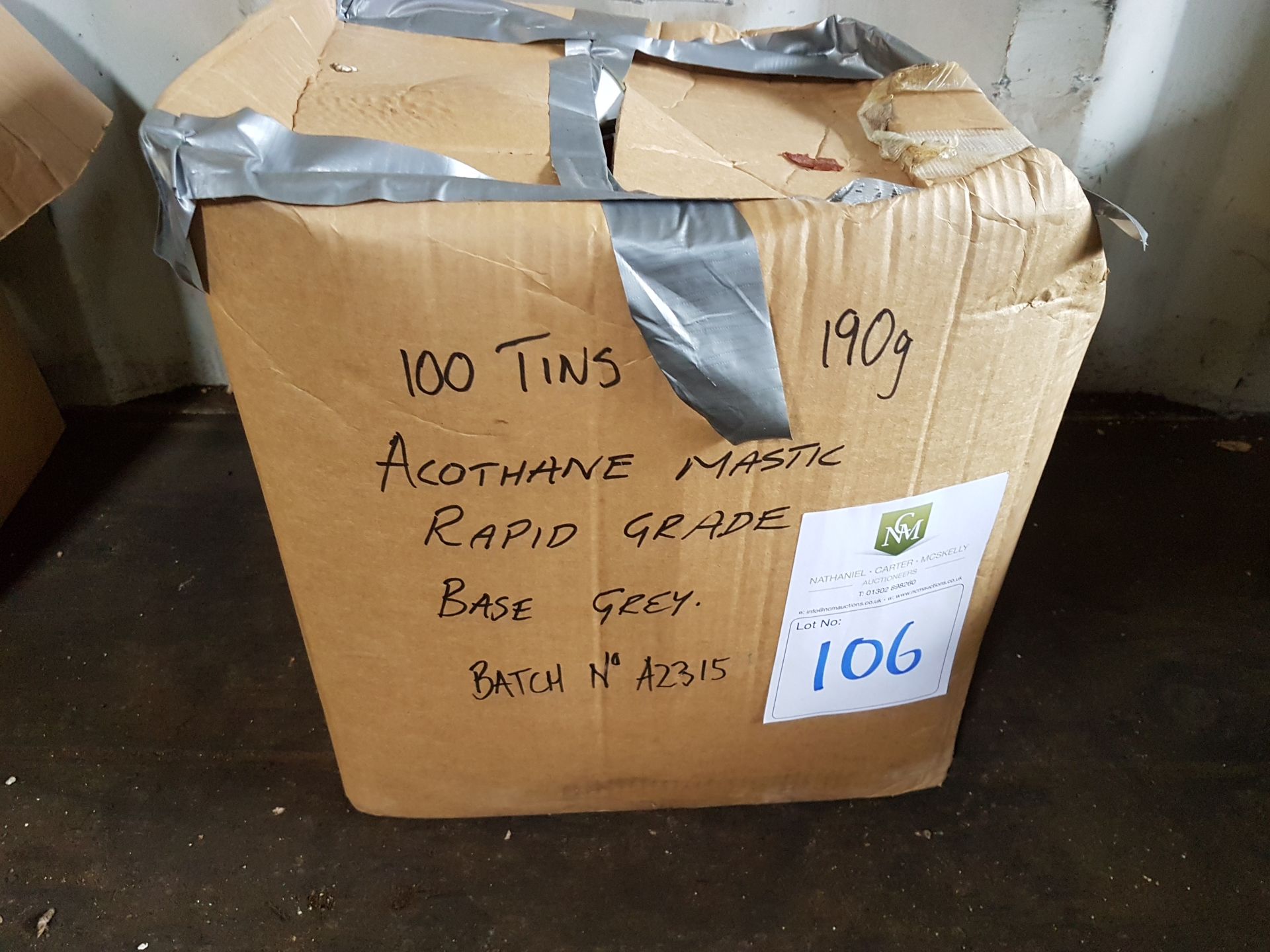 Acothane Mastic in box NO RESERVE (Amount unknown)