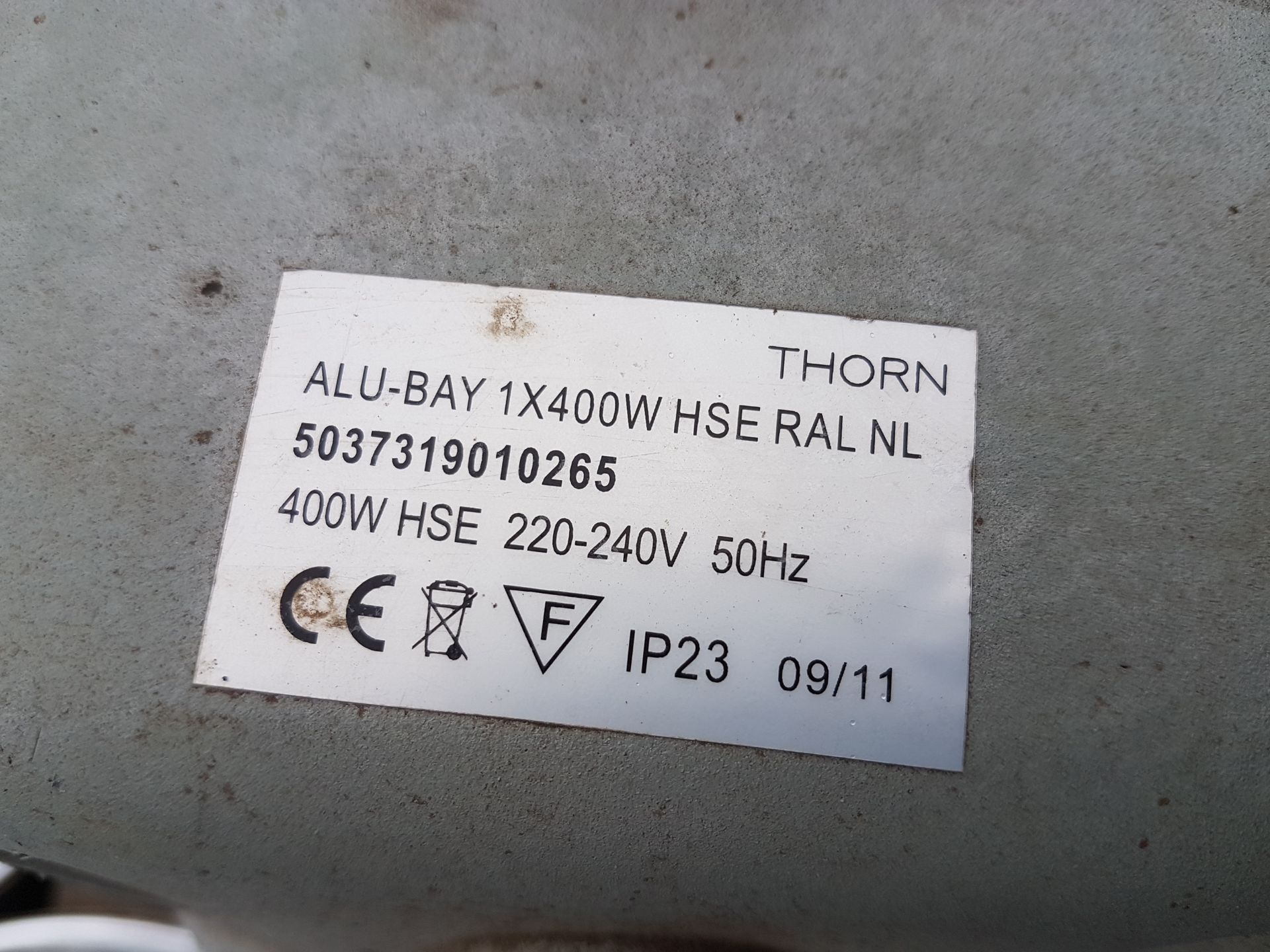 5 x Thorn 400w ALU-BAY Lights - NO RESERVE - Image 3 of 3