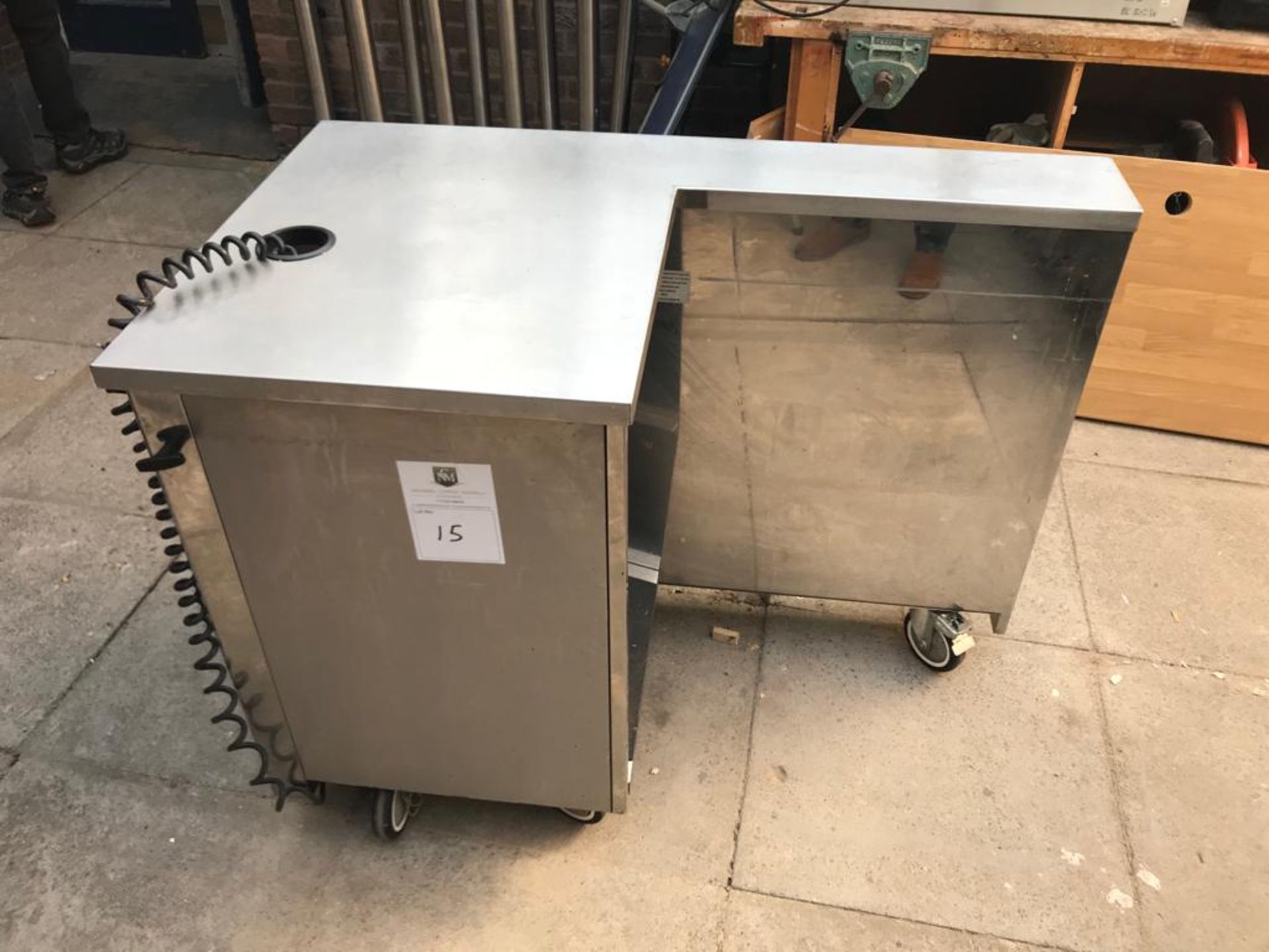 Moffat Left Hand Cash Unit Stainless Steel