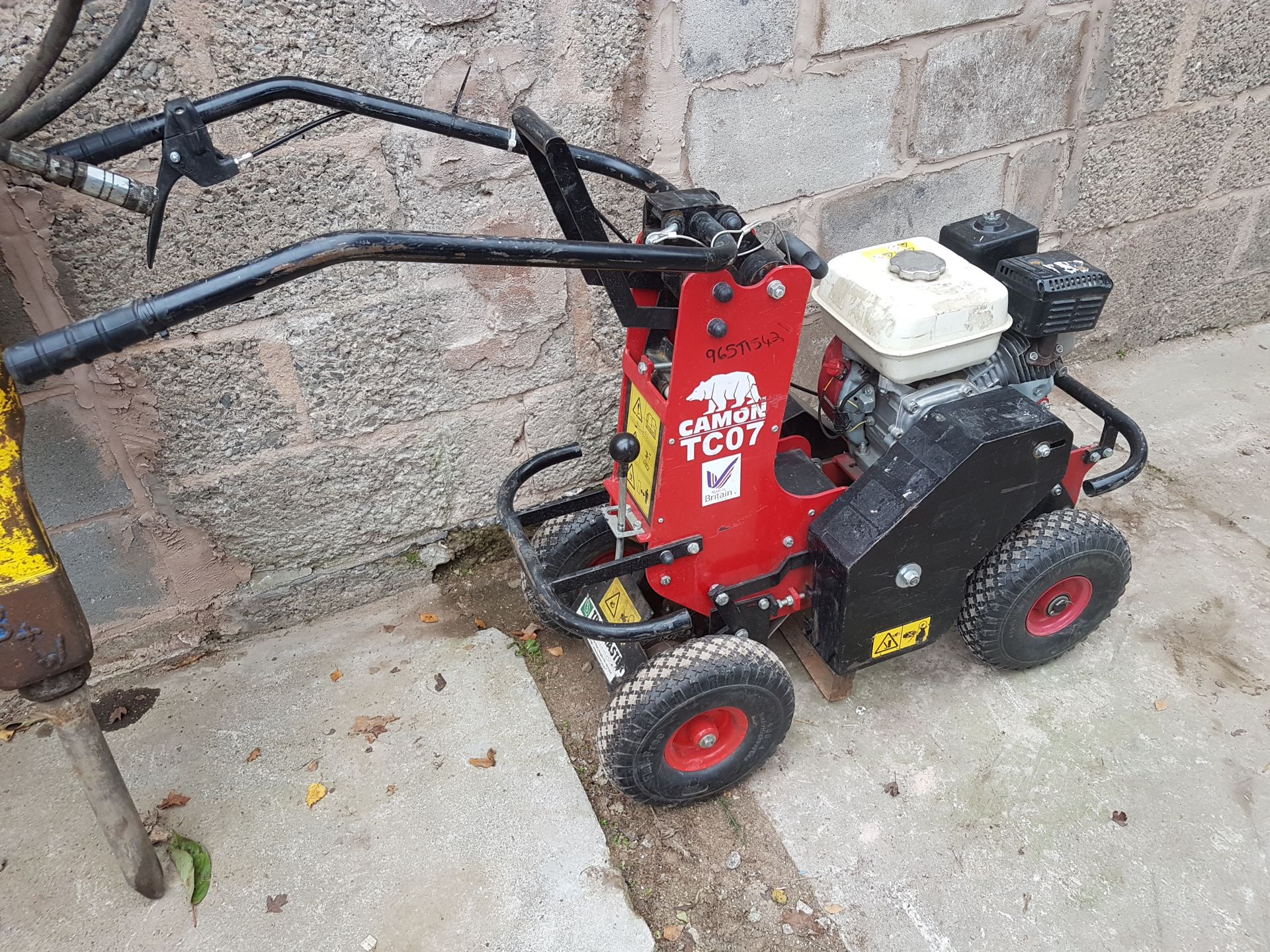 Camon TC07 Honda powered Rotovator - Tested / In working order - Image 2 of 2