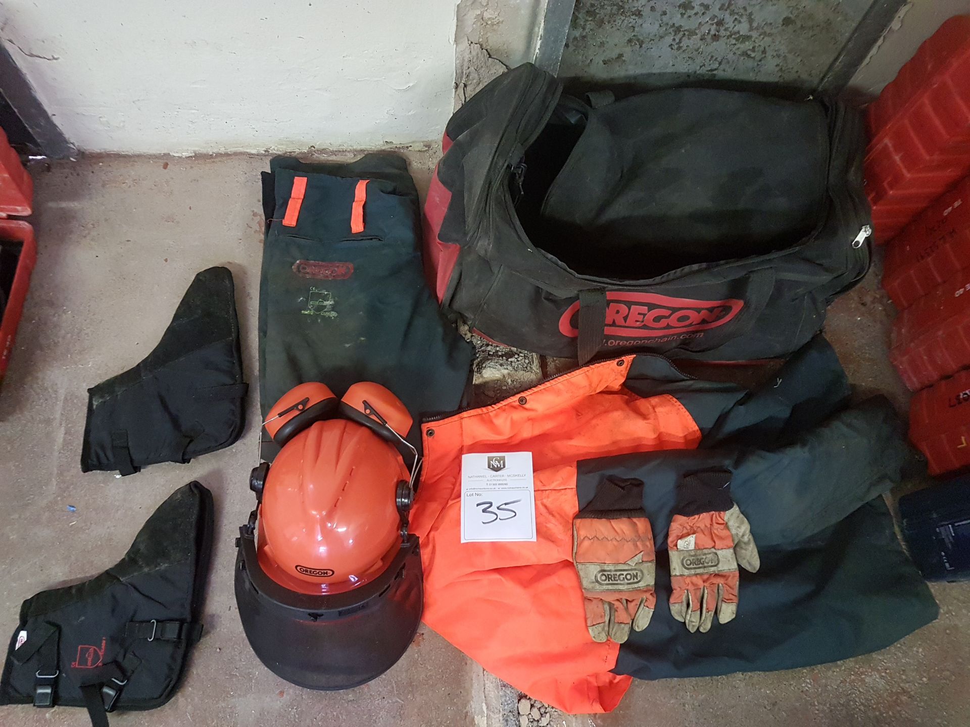 Oregon Chainsaw Safety Kit in Bag - See Photos