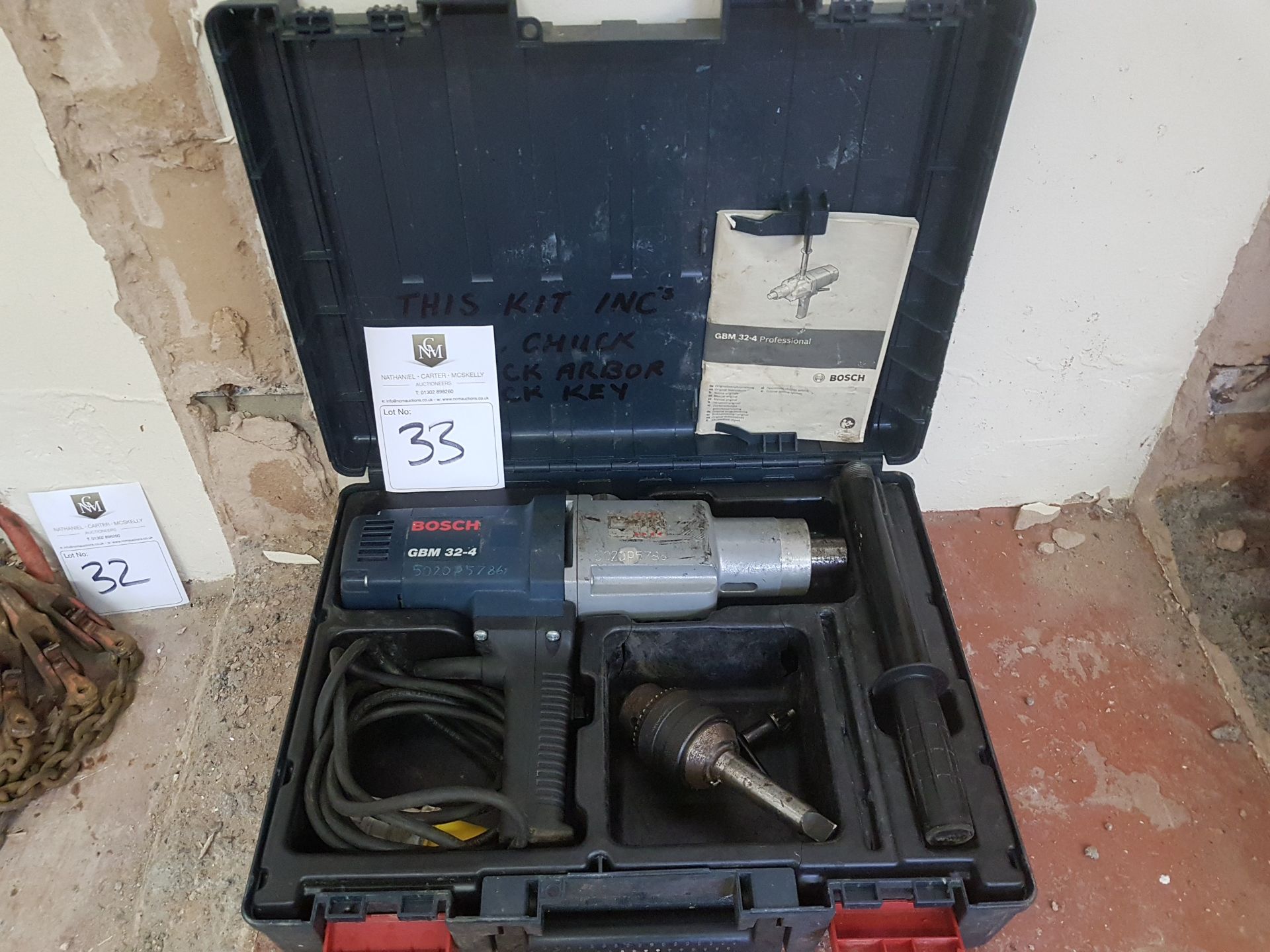 Bosch GBM 32-4 Slow Drill 110v in Box - Tested / In Working Order