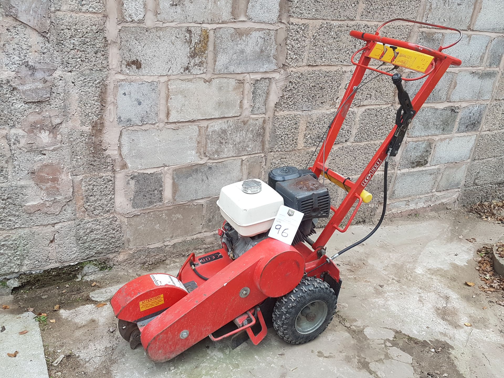 Rayco RG13II Honda powered Stump Grinder - Tested / In working order