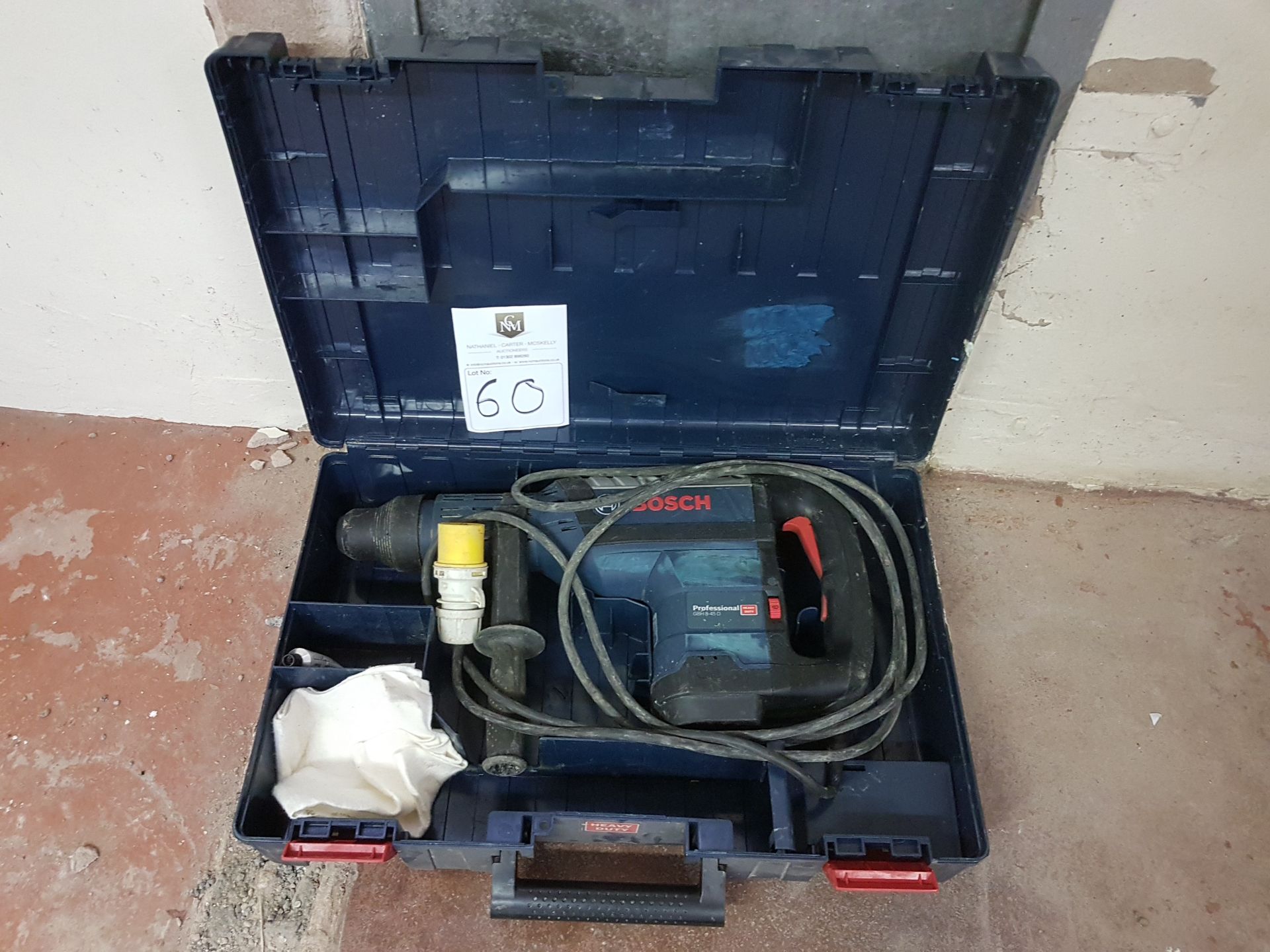 Bosch GBH 8 45 D 110v SDS / Hammer Drill in box - Tested / In working order