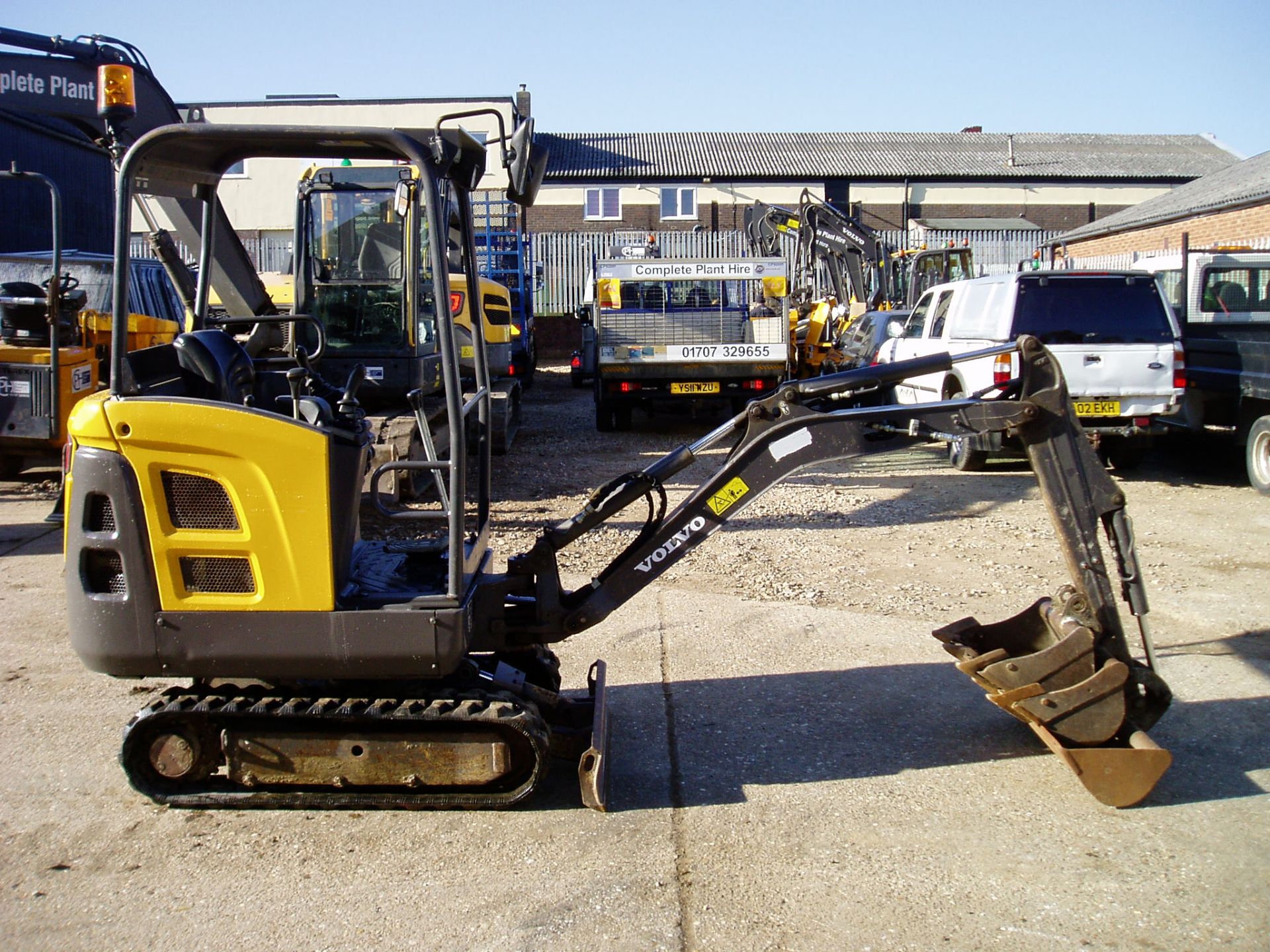 Volvo EC15C 1540Kgs Mini Excavator (SOL 01494)