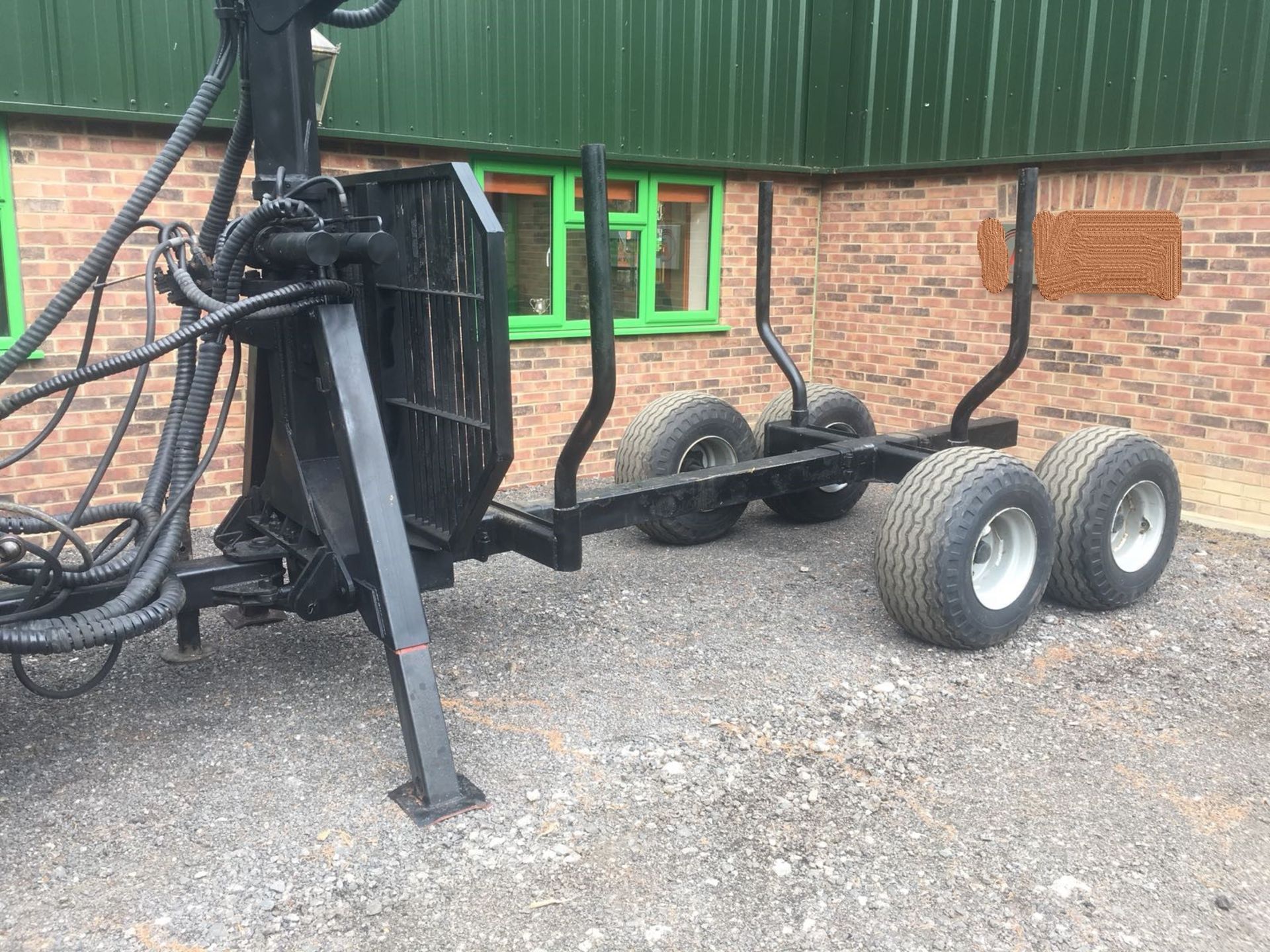 Forestry Timber Crane & Trailer With Winch. - Image 6 of 8