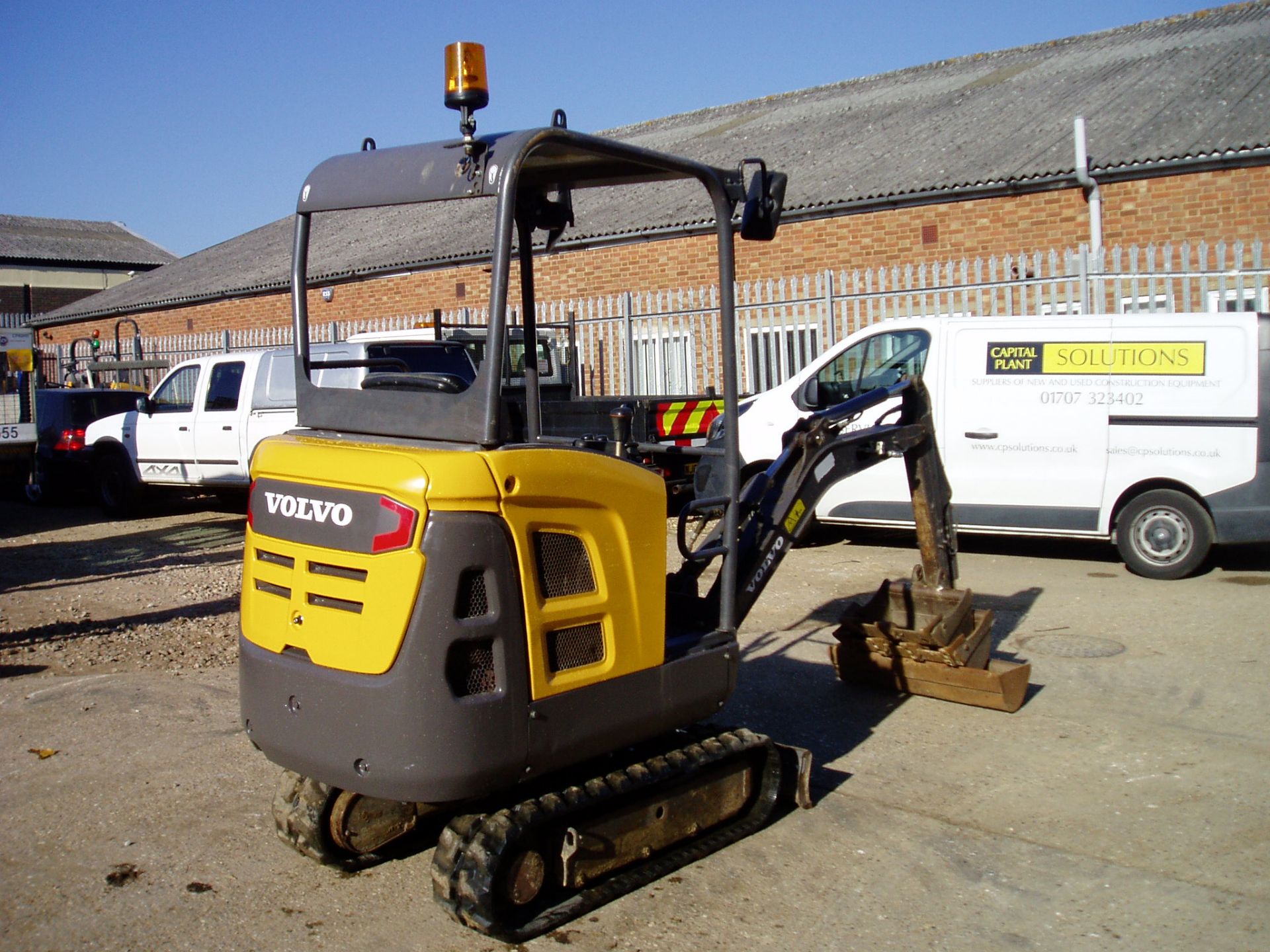 Volvo EC15C 1540Kgs Mini Excavator (SOL 01494) - Bild 6 aus 20