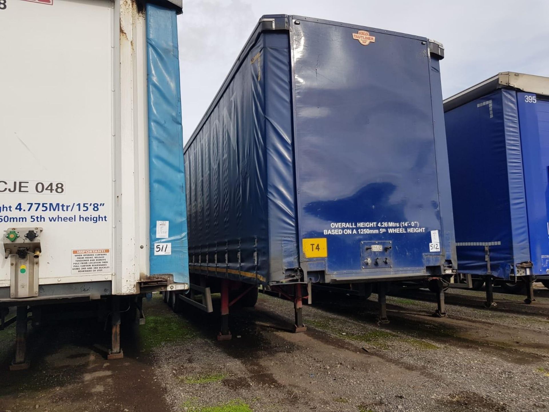 M&G Curtainsider Trailer