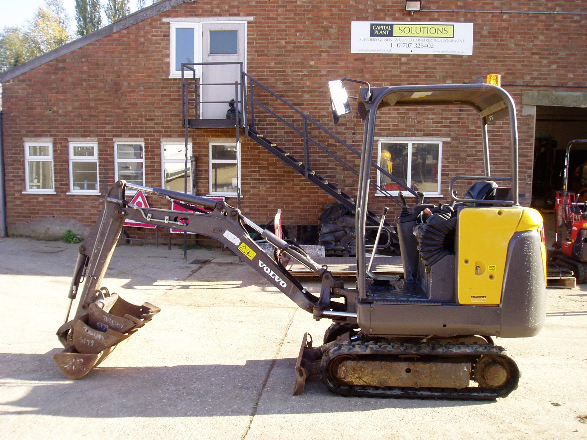 Volvo EC15C 1540Kgs Mini Excavator (SOL 01494) - Bild 5 aus 20