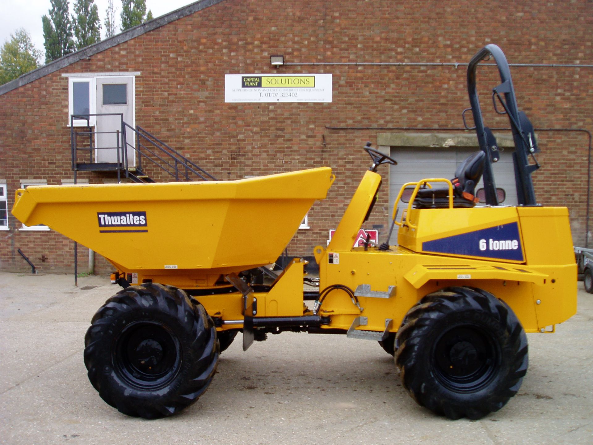 Thwaites 6 Ton Swivel Skip Dumper (SOL 05411) - Bild 6 aus 21