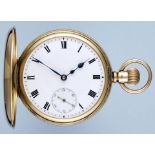 Gold Half Hunter Pocket Watch