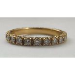 Antique Diamond Eternity 18ct Ring