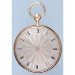 Gold Quarter Repeating Cylinder Pocket Watch