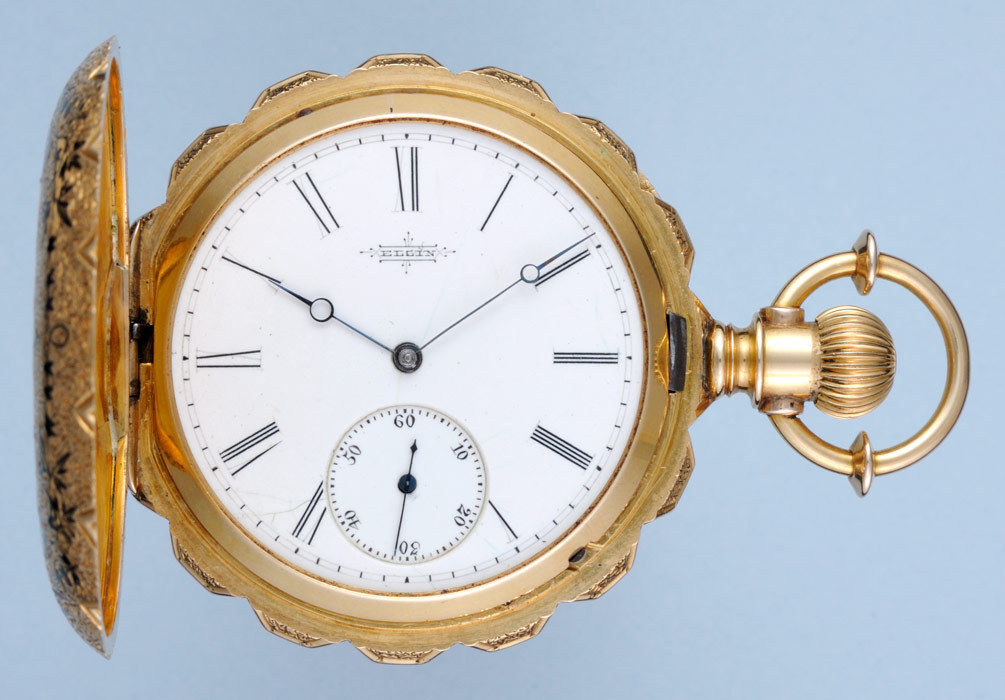 Gold and Enamel American Hunter Pocket Watch - Image 3 of 4