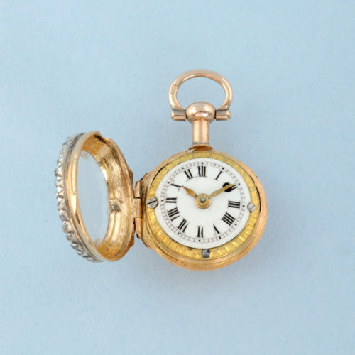 Very Rare Gold & Diamond Set Ring Watch (possibly Smallest Known Fusee Watch) - Image 2 of 11
