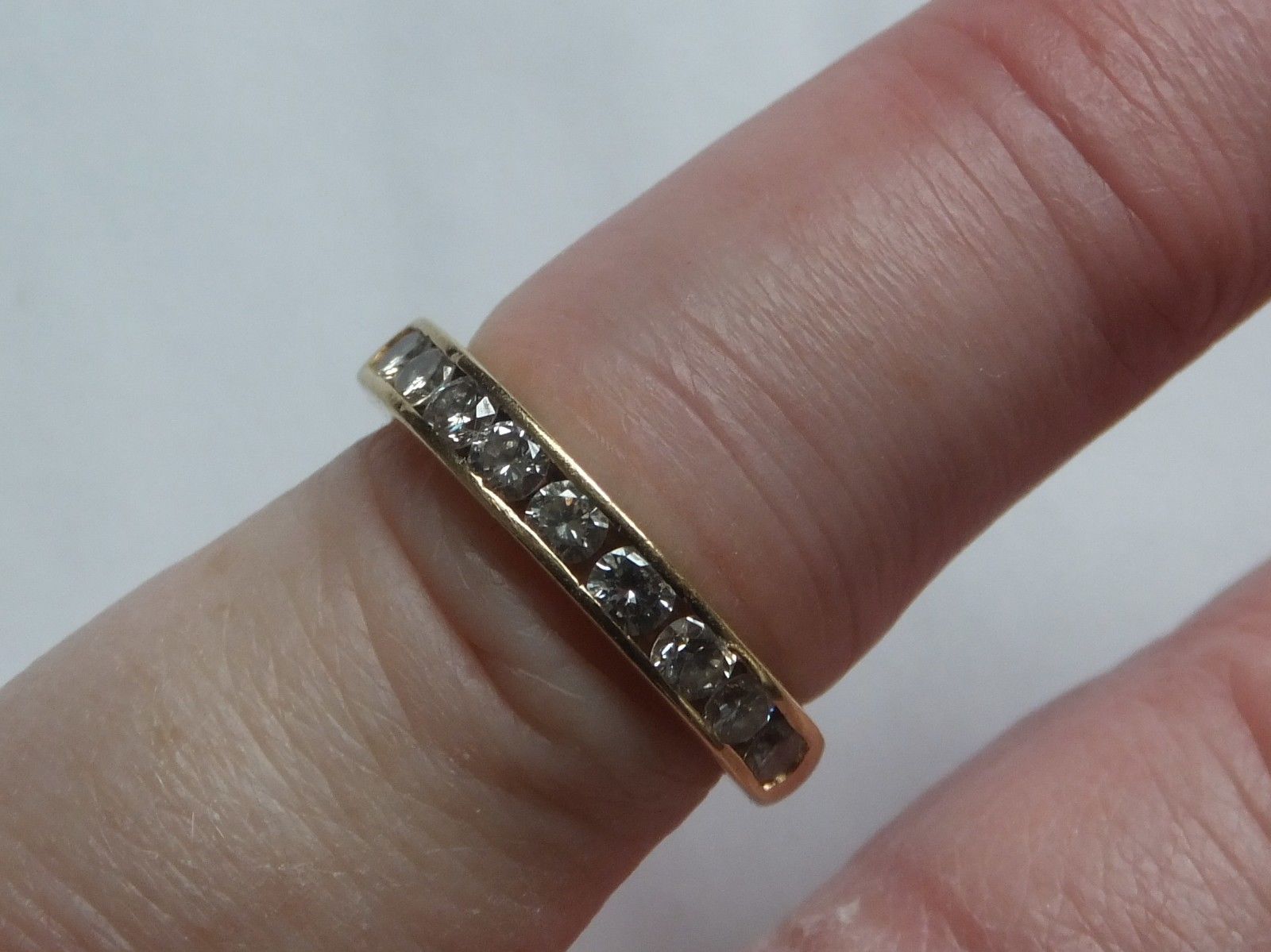 1/2ct Diamond Half Eternity Ring 18 carat Yellow Gold Band - Image 2 of 4