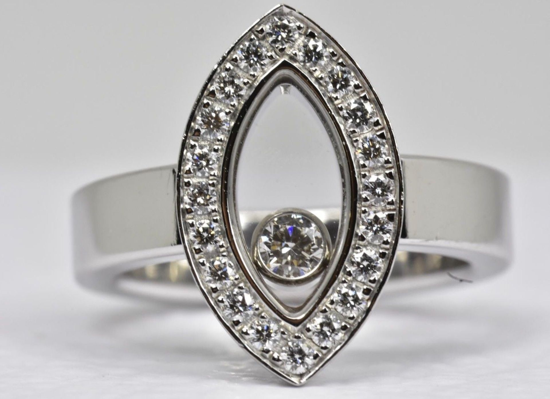 Chopard Happy Diamonds Ring Set in 18k White Gold - Image 12 of 12