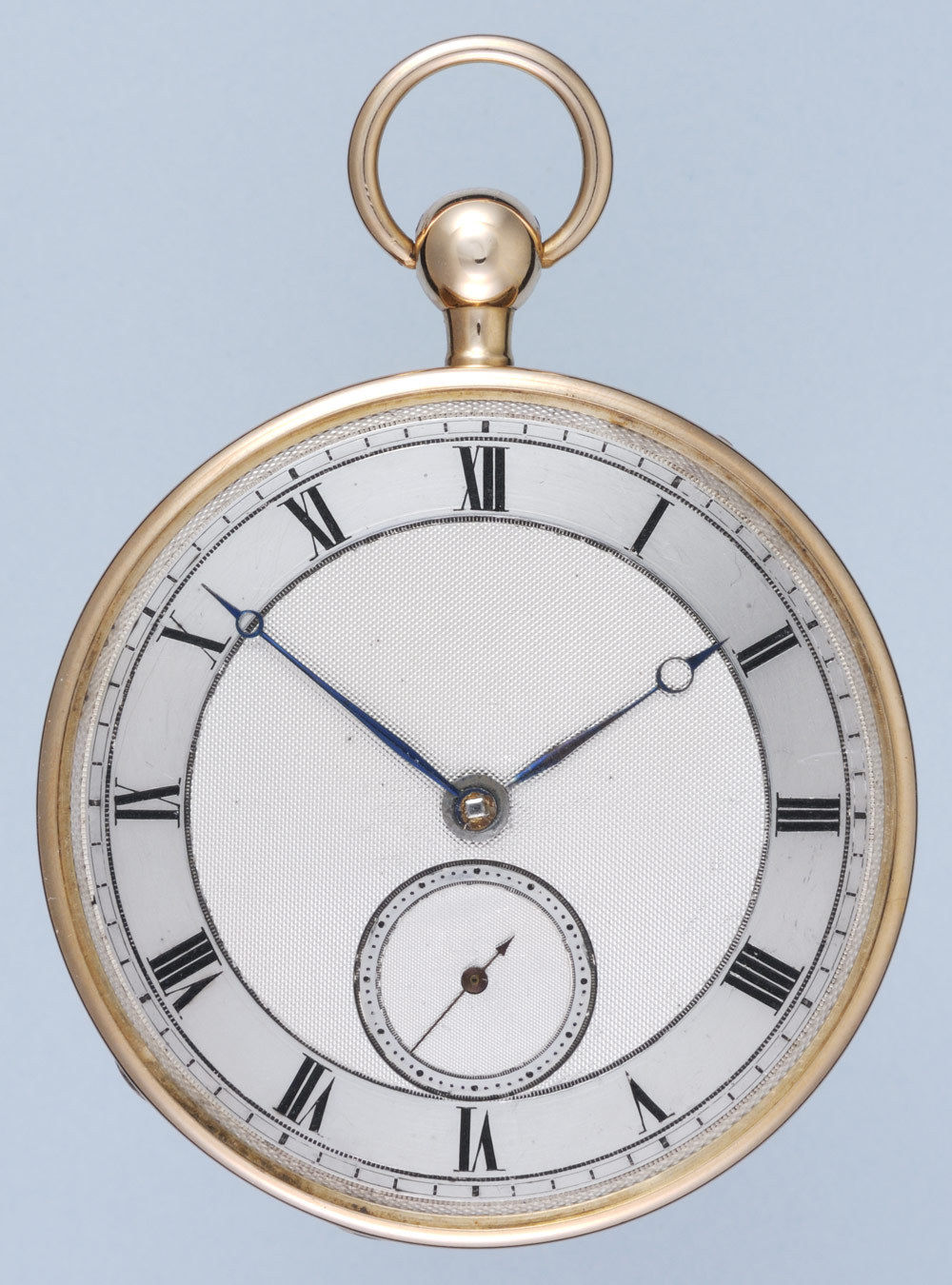 Gold Quarter Repeating Cylinder Pocket Watch