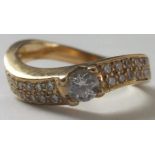 18ct Gold Diamond Ring