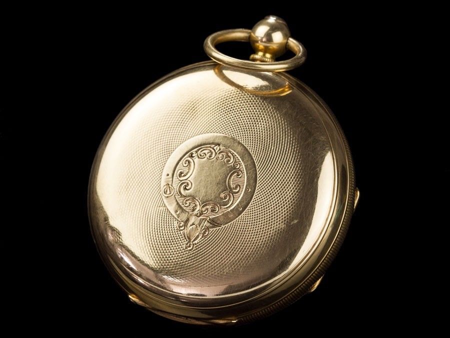 1887 Chester Hallmarked 18 Carat Gold Fusee Pocket Watch - Image 8 of 10