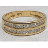 18k Yellow Gold Diamond Eternity Ring