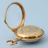 Unusual Decorative Gold Quarter Repeating Pocket Watch