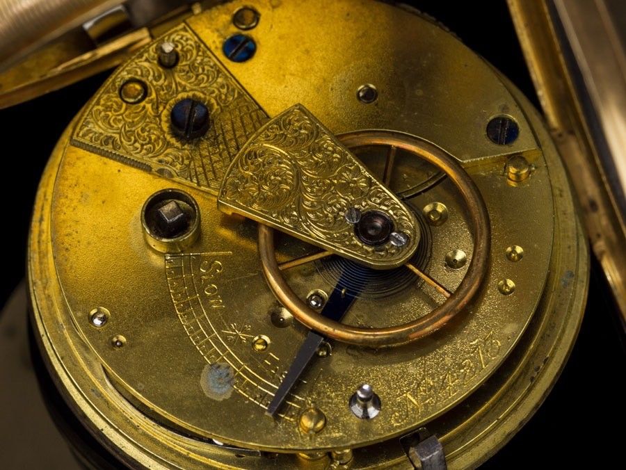 1887 Chester Hallmarked 18 Carat Gold Fusee Pocket Watch - Image 4 of 10